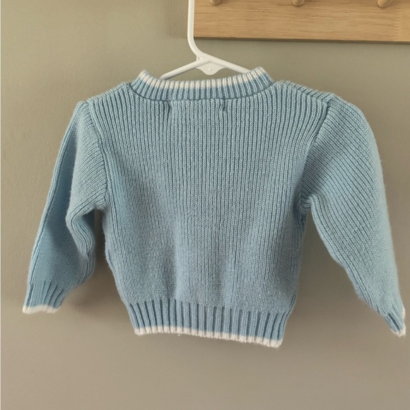 Vintage bright eyes Baby Cardigan with Duck Embroidery - Picture 5 of 5